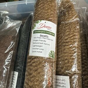 Dosso Beauty Crochet Hair varies length, colors, straight, and curly